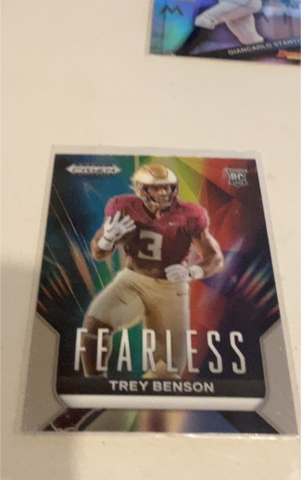 2024 Panini Prizm Draft Picks #F-TB Trey Benson Fearless — front