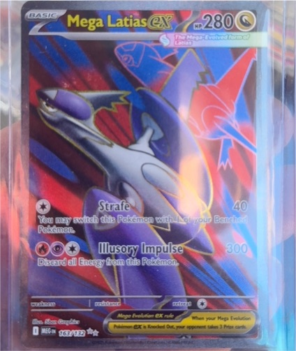 2025 Pokemon Mega Evolution Mega Latias ex Full Art #163/132 — front