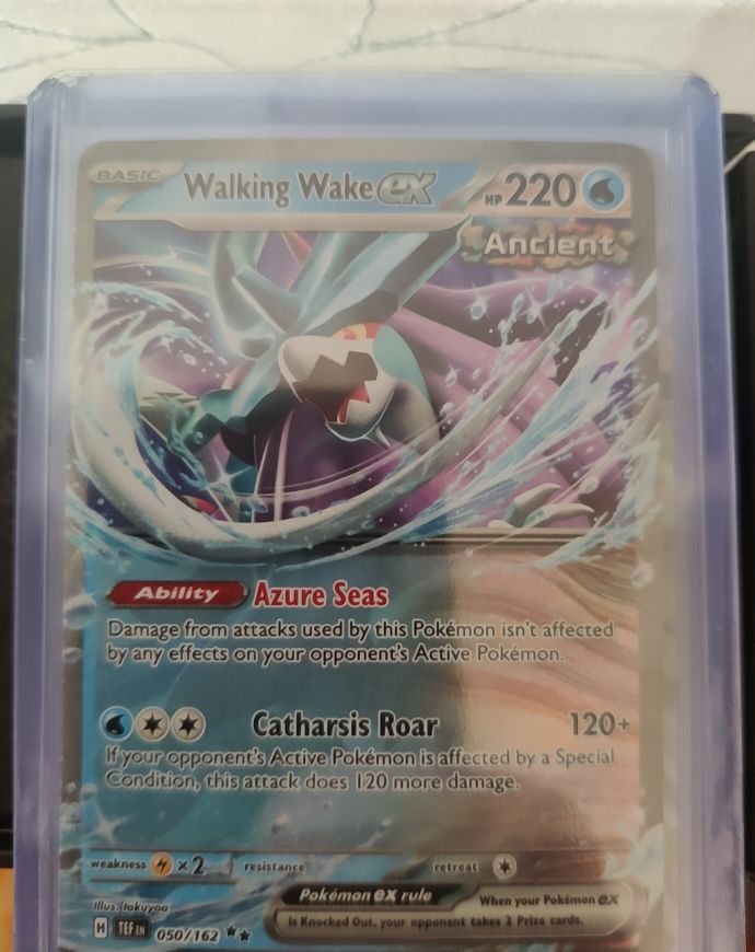 2024 Pokemon Temporal Forces #050 Walking Wake ex — front