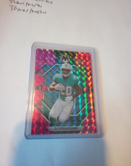 2023 Panini Mosaic Football #312 De'Von Achane — front