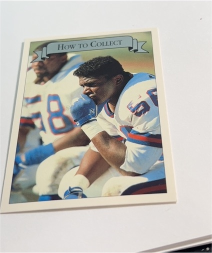 1992 Ultimate WLAF #195 How to Collect Lawrence Taylor — front