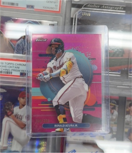 2025 Topps Finest #123 Ronald Acuna Jr. — front