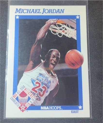 1991-92 NBA Hoops #253 Michael Jordan All Star — front