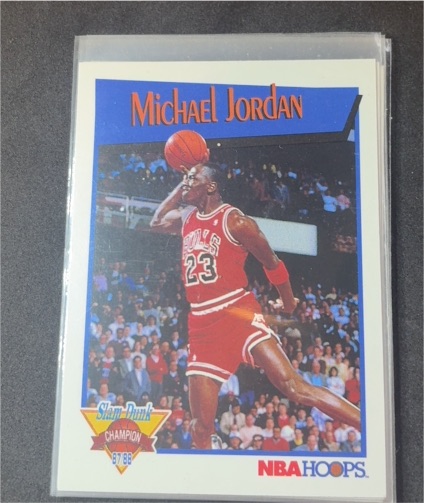 1991 Hoops Slam Dunk #IV Michael Jordan — front