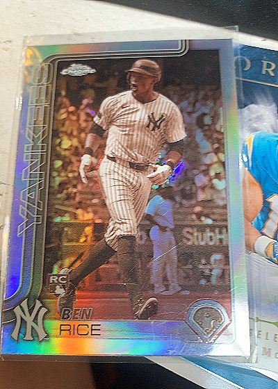 2025 Topps Chrome #139 Ben Rice — front