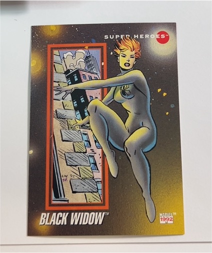 1992 Impel Marvel Universe Series 3 #12 Black Widow — front