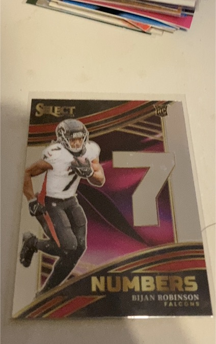 2023 Panini Select #NMB-BRO Bijan Robinson — front