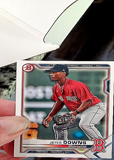 2021 Bowman Paper Prospect #BP-107 Jeter Downs — front
