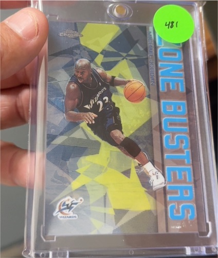 2002-03 Topps Chrome Zone Busters #ZB13 Michael Jordan — front