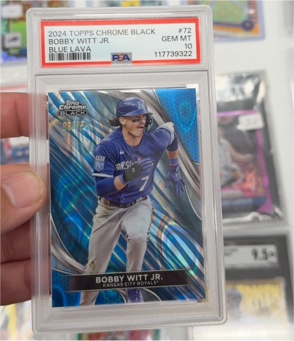 2024 Topps Chrome Black #72 Bobby Witt Jr. — front