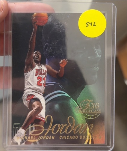 1996-97 Fleer Showcase #542 Michael Jordan — front