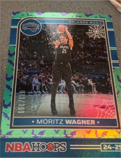 2024-25 Panini Haunted Hoops #149 Moritz Wagner — front