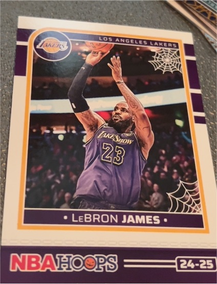 2024-25 Panini Haunted Hoops #193 LeBron James — front