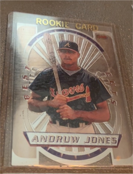 1996 Bowman's Best #4 Andruw Jones Best Cuts — front
