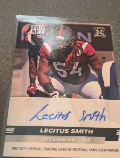 2022 Leaf Pro Set Draft #PSA-LS1 Lecitus Smith RC Auto — front