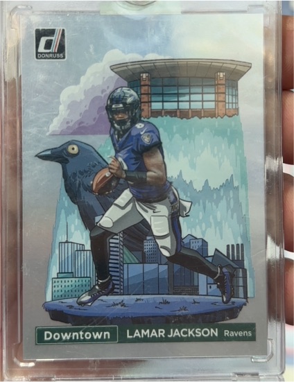 2024 Panini Donruss #1 Lamar Jackson Downtown — front
