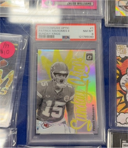 2024 Donruss Optic #1 Patrick Mahomes II Sunday Kings — front
