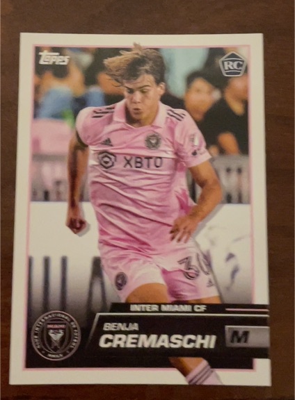 2023 Topps MLS #112 Benja Cremaschi — front