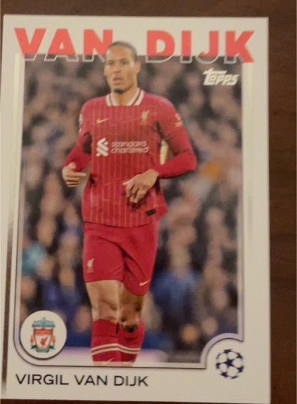 2024-25 Topps UEFA Club Competitions #44 Virgil van Dijk — front