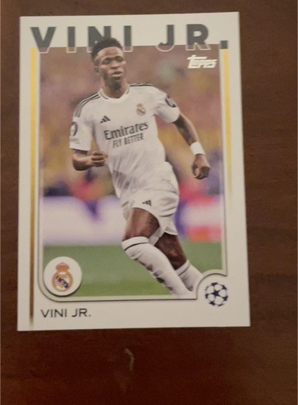 2024-25 Topps UEFA Club Competitions #7 Vini Jr. — front