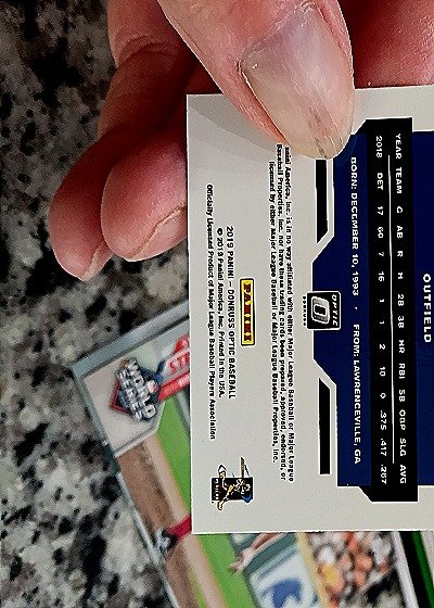 2019 Donruss Optic The Rookies #4 Christin Stewart — back
