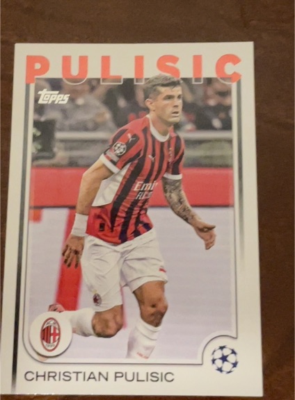 2024-25 Topps UEFA Club Competitions #76 Christian Pulisic — front