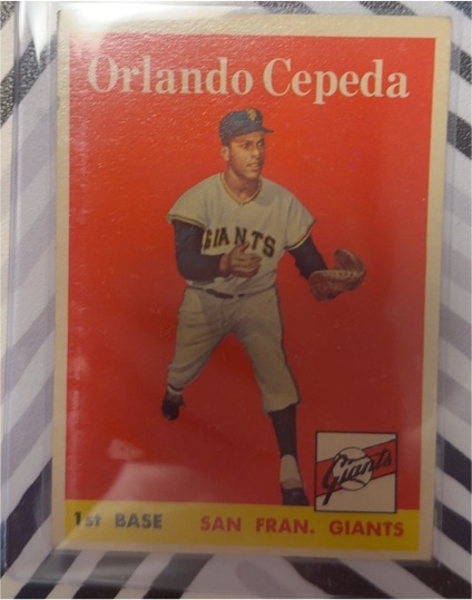 1958 Topps #343 Orlando Cepeda — front