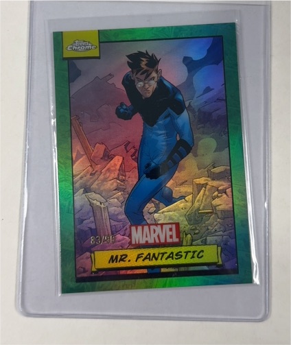 2024 Topps Chrome Marvel #21 Mr. Fantastic — front