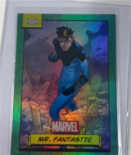 2024 Topps Chrome Marvel #83 Mr. Fantastic — front