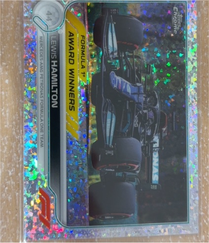 2022 Topps Chrome Formula 1 #44 Lewis Hamilton — front