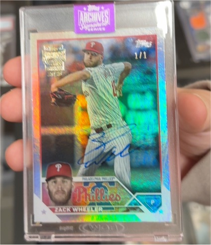 2023 Topps Archives Signature Series #20 Zack Wheeler — front