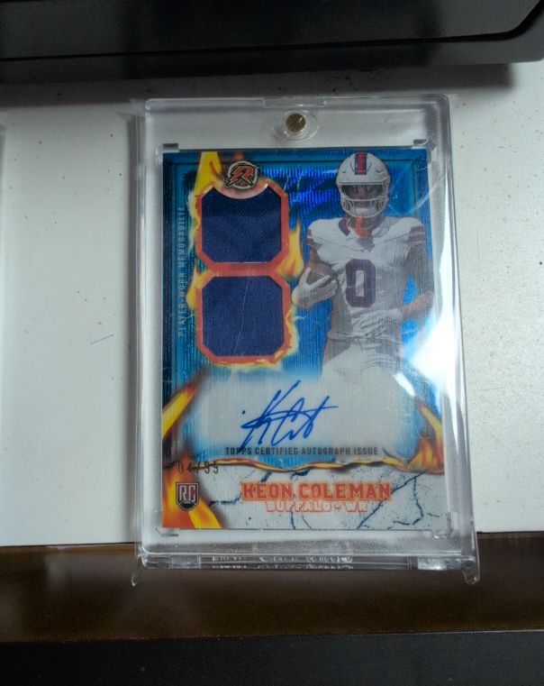 2024 Topps Resurgence Ignite Rookie Patch Autographs #IPA-KC Keon Coleman — front