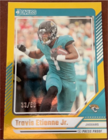 2024 Donruss #207 Travis Etienne Jr. — front