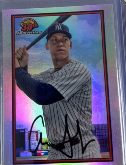 2019 Bowman Chrome 30th Anniversary #B30-AJ Aaron Judge — front