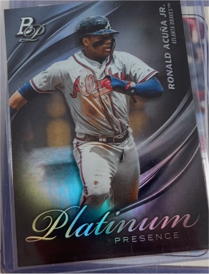 2019 Bowman Platinum #PP-20 Ronald Acuna Jr. — front