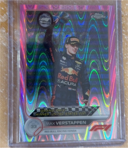 2022 Topps Chrome Formula 1 #167 Max Verstappen — front