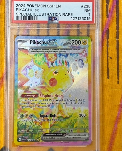 2024 Pokemon SSP #238 Pikachu ex Special Illustration Rare — front