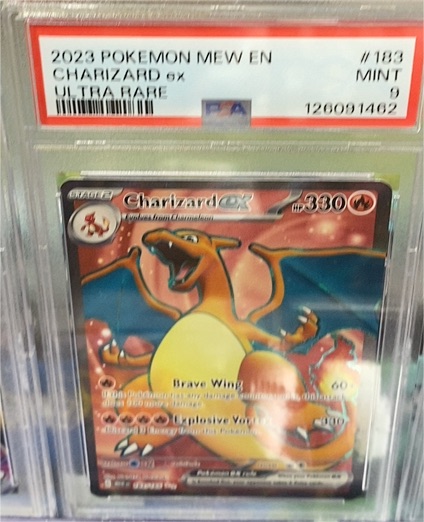 2023 Pokemon Mew En-151 #183 Charizard EX Ultra Rare — front