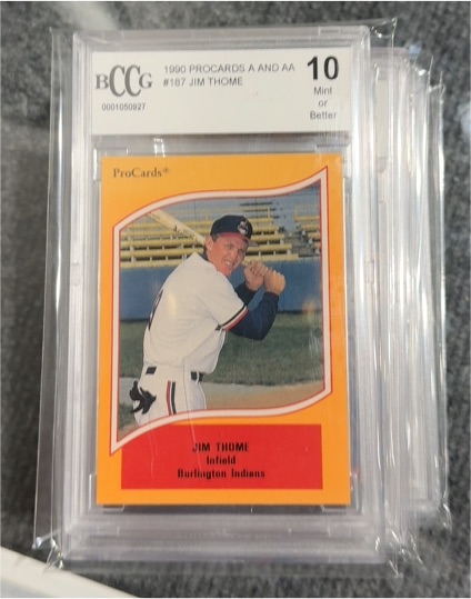1990 ProCards A & AA #187 Jim Thome — front