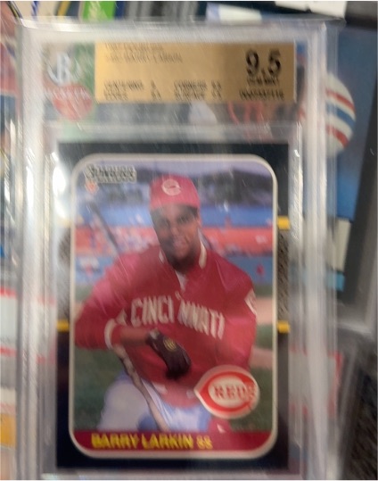1987 Donruss #492 Barry Larkin — front