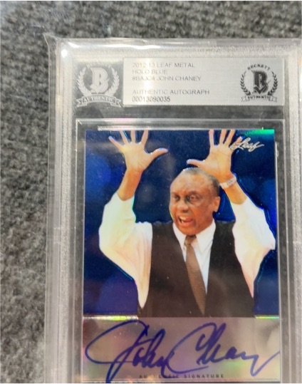 2012-13 Leaf Metal #John Chaney — front