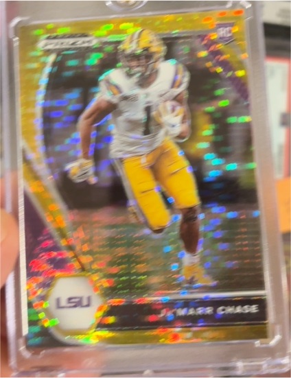 2021 Panini Prizm Draft Picks #112 Ja'Marr Chase — front