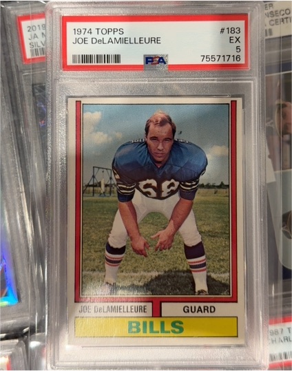 1974 Topps #183 Joe DeLamielleure — front