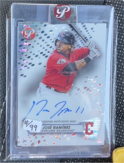 2023 Topps Pristine #PA-JR José Ramírez — front