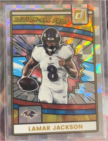 2025 Donruss #AAP-LJA Lamar Jackson Action All Pros — front