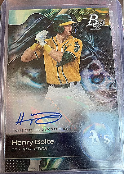 2023 Bowman Platinum #TOP-30 Henry Bolte — front