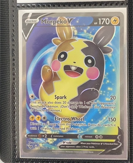 2020 Pokémon Sword & Shield #190 Morpeko V — front