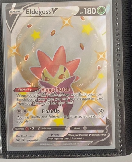 2021 Pokémon TCG Sword & Shield Promo #SWSH084 Eldegoss V — front