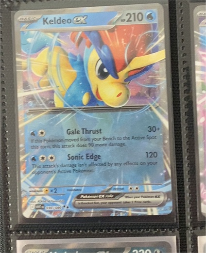 2025 Pokémon #030 Keldeo ex — front