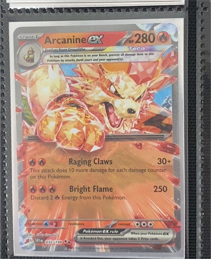2023 Pokémon Scarlet & Violet #032/198 Arcanine ex — front
